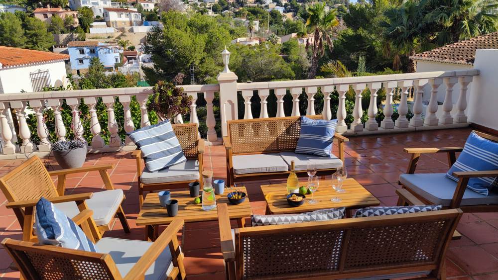 Dakterras met uitzicht — Casa Dulce Ocio